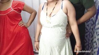 Desi Bhabhi Threesome with Indian Wife: Best Indian Threesome on Video!