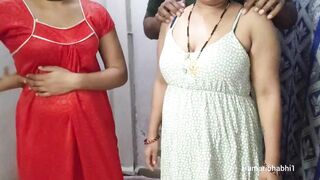 Desi Bhabhi Threesome with Indian Wife: Best Indian Threesome on Video!