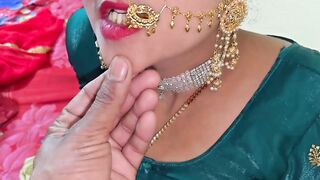 Indian beauty and her man indulge in steamy bedroom sex with dirty talk and blowjob - 3 image