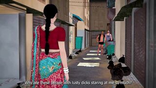 Desi sister-in-law gets the ultimate punishment from a group of goons and gets fucked hard in Hindi anime - 2 image