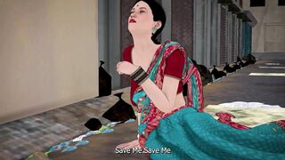 Desi sister-in-law gets the ultimate punishment from a group of goons and gets fucked hard in Hindi anime - 3 image