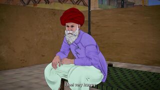 Horny Desi daughter-in-law gets caught by husband-in-law and gets fucked hard in a sexy Desi anime game - 3 image