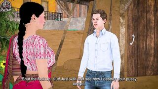 Step-Nephew Ate Superman & his busty Indian step-aunt get down and dirty in a hot 3D hentai - 2 image