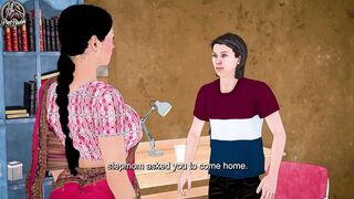 Step-Nephew Ate Superman & his busty Indian step-aunt get down and dirty in a hot 3D hentai - 6 image