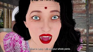 Indian Bhabhi gets filled with cum & creampied by brother-in-law in Hindi and Hindi Urdu games