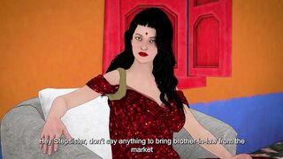 Indian Bhabhi gets filled with cum & creampied by brother-in-law in Hindi and Hindi Urdu games - 4 image