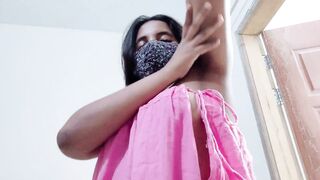 Step-sis satisfies herself with a bottle of scent in hot homemade video - 2 image