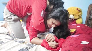 Watch this Indian Stepsister get tied up and dominated in a BDSM session with a hung dude - 9 image