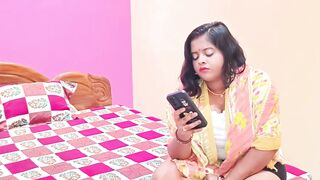 Indian housewife with massive natural tits cheats on husband with sensual deep throat and handjob - 1 image