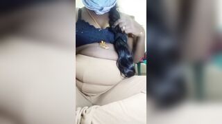 Indian aunty self nude show with tamil audio - 3 image