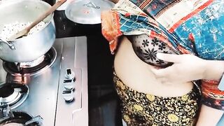 Wife Anally Fucked in Kitchen While She is Busy Cooking - 4 image