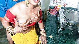Owner Rough Fucking Maid Girl Who Cooking Food In Kitchen Porn In Hindi Voice - 13 image