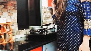 House Wife Ass fucked in Kitchen By Old Husband - 4 image