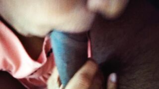 Srilankan girl with night dress blowing dick hard - 5 image