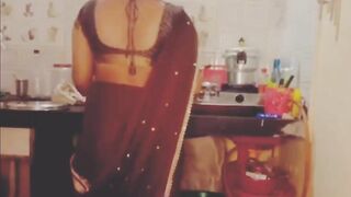 Tamil Real Desi mallu sharee bhabhi and dewar Sex video - 3 image