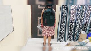 The lured his own after coming from and made a mare in his closed room by luring a panty bra.: