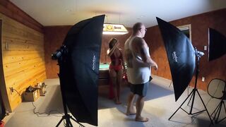 Red Bikini Behind the Scenes Photoshoot