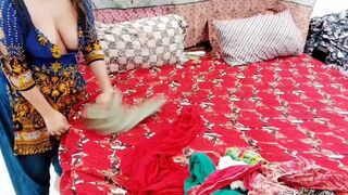 XXX Desi Maid Flashing Boobs And Seducing Her Boss Into Sex Clear Hindi Audio Dirty Talking - 1 image