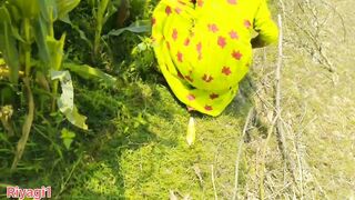 Outdoor suit back home Desi fucked for the first time