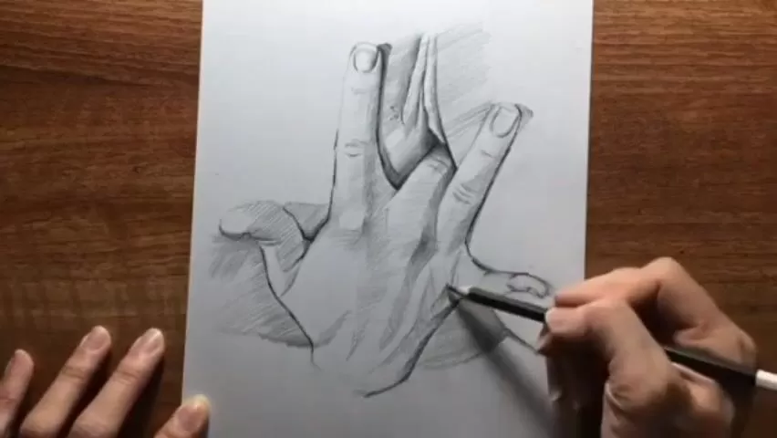Realistic Pencil Drawing Female Body at DesiPorn