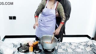Indian Housewife Anal Sex In Kitchen While She Is Cooking With Clear Hindi Audio - 10 image