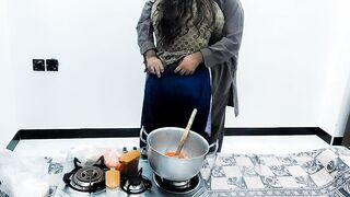 Indian Housewife Anal Sex In Kitchen While She Is Cooking With Clear Hindi Audio - 11 image