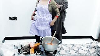 Indian Housewife Anal Sex In Kitchen While She Is Cooking With Clear Hindi Audio - 12 image