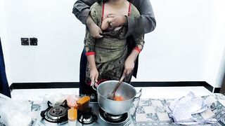 Indian Housewife Anal Sex In Kitchen While She Is Cooking With Clear Hindi Audio - 13 image