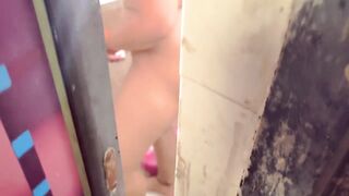 Indian StepMom taking bath and stepson watching her naked body - 14 image