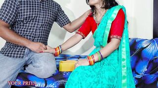 Step-sister Priya got long anal fuck with squirting on her engagement in clear hindi audio - 2 image