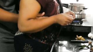 Indian village Desi Kitchen sex with bhabhi, 3 orgasms, clear Hindi audio - 4 image