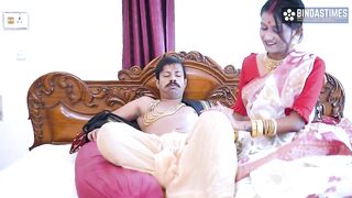 Desi Jamidaar Babu hardcore fuck with his Wife and Creampie Full Movie - 3 image