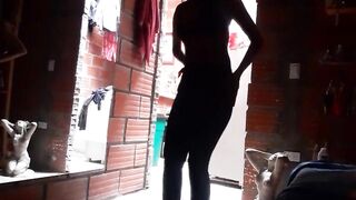 slim indian dance slow and sexy for you. real home video - 15 image