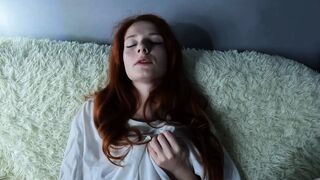 The baby loves to stick a dick in herself - 1 image