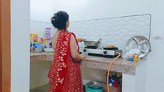 Big Ass Hot Indian Aunty fucked very hard in kitchen with clear audio - 1 image