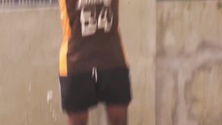 Horny Nigerian sexy student agreed with her girlfriend to fuck her muscular stepbrother after admiring his Big black cock - 2 image