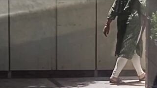 Hot Indian Aunty In Zym Showing her Big Ass And Pissing In Bathroom