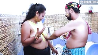 Big Beautiful Woman enjoys Hardcore Big Cock Sex With His Friend ( Hindi Audio ) - 4 image