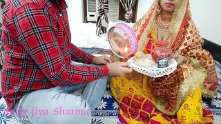 Karwa chauth special 2022 indian xxx desi husband fuck her wife hindi audio with dirty talk - 15 image