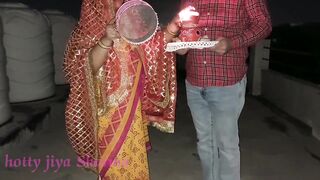 Karwa chauth special 2022 indian xxx desi husband fuck her wife hindi audio with dirty talk - 2 image