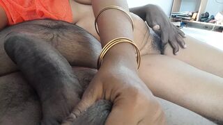 Tamil wife play black cock