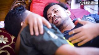 Hardcore Awesome Threesome among friends at Home ( Hindi Audio ) - 2 image