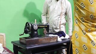 indian tailor fuck with indian bhabhi for free stitching - 2 image