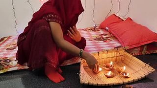 Dipawali special day fucking with boyfriend bhabhi Indian village beautiful really hot Sex - 1 image
