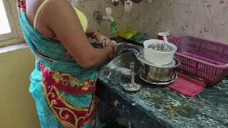 Indian maid hard fucking in kitchen - 1 image