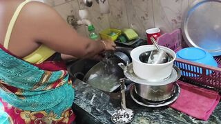 Indian maid hard fucking in kitchen - 3 image
