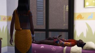 INDIAN STEP SISTER CATCHES HER VIRGIN STEP BROTHER MASTURBATING IN HIS ROOM AND HELPS HIM HAVE SEX - 7 image