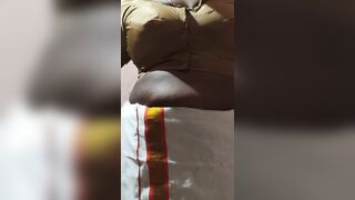 Desi mallu girl in sari hot blowjob - 4 image