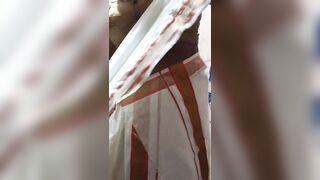 Desi mallu girl in sari hot blowjob - 9 image