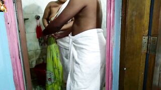 Aditi Aunty washing clothes without a Blouse when neighbor boy came & fucked her - Huge Boobs Indian 35 year old Desi 4k